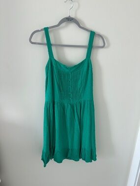 Source Unknown Emerald Green Mini Dress